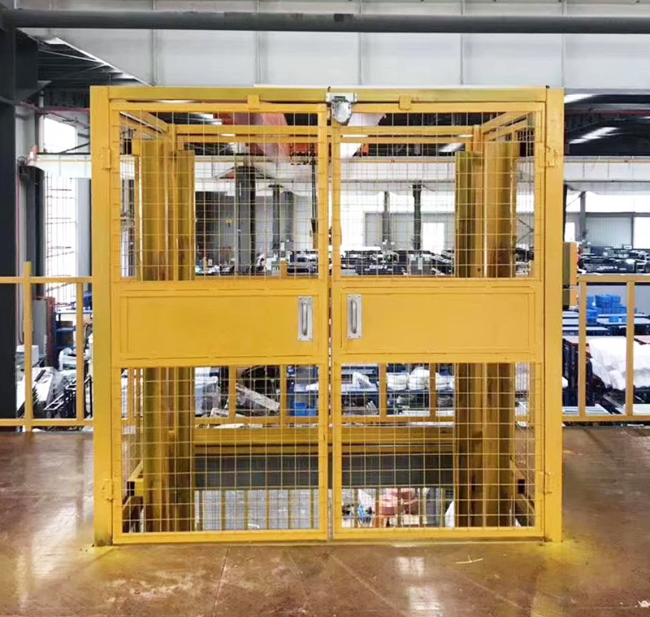 运城智能导轨式升降机亮相